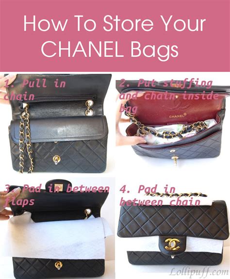 storing chanel flap in dust bag strap purseforum|How To : Properly Care For And Store Your Chanel .